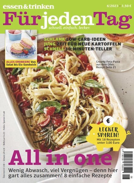 Essen & Trinken Fur jeden Tag – Juni 2023 Cover
