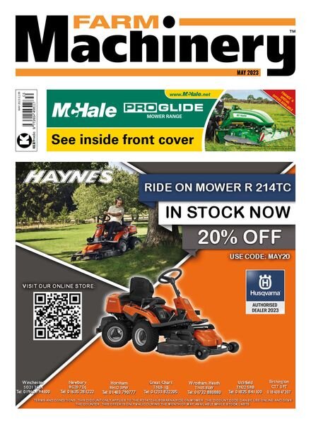 Farm Machinery – May 2023 Cover