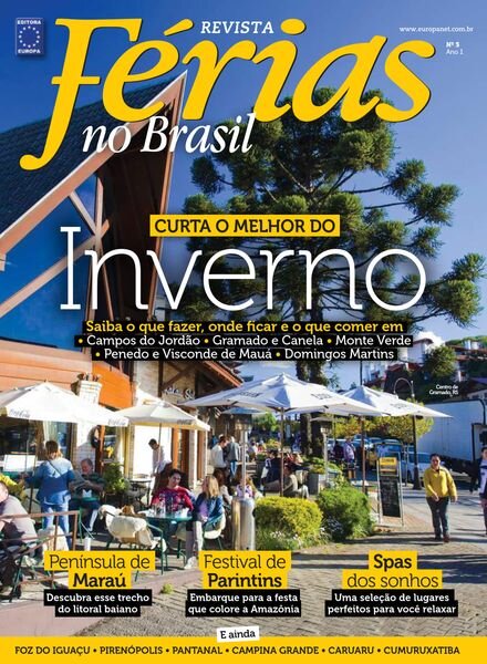 Ferias no Brasil e Ferias EUA – maio 2023 Cover