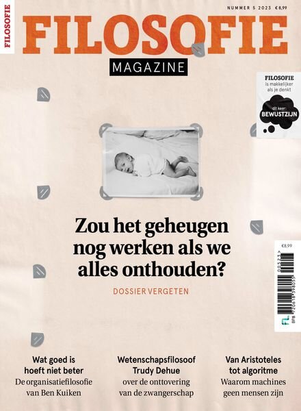 Filosofie Magazine – mei 2023 Cover