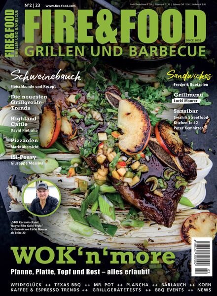 Fire & Food Grillen und Barbecuen – April 2023 Cover