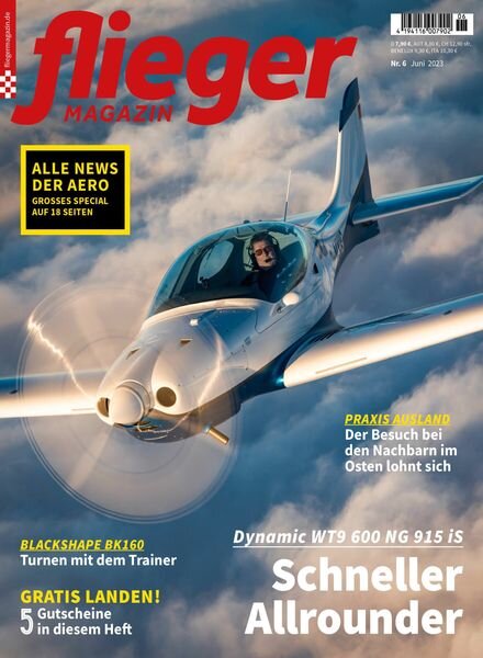 Fliegermagazin – Juni 2023 Cover