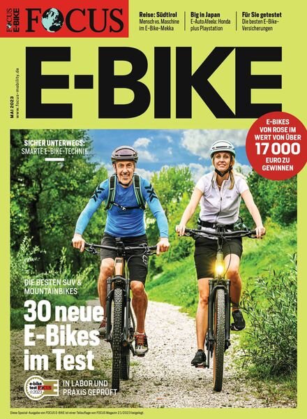 FOCUS E-Bike Spezial – Mai 2023 Cover