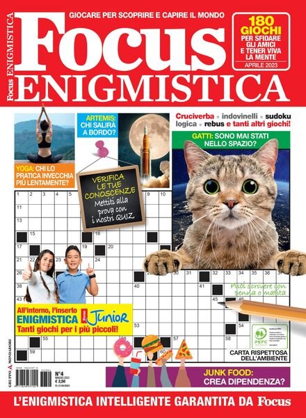 Focus Enigmistica – aprile 2023 Cover
