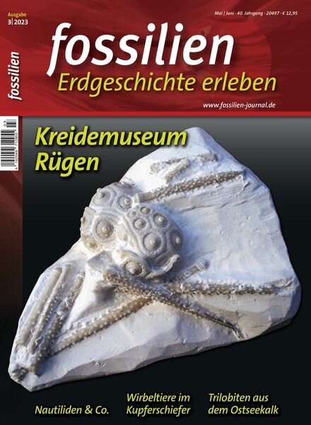 FOSSILIEN – Erdgeschichte erleben – Mai 2023 Cover