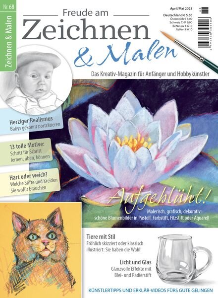 Freude am Zeichnen & Malen – April-Mai 2023 Cover