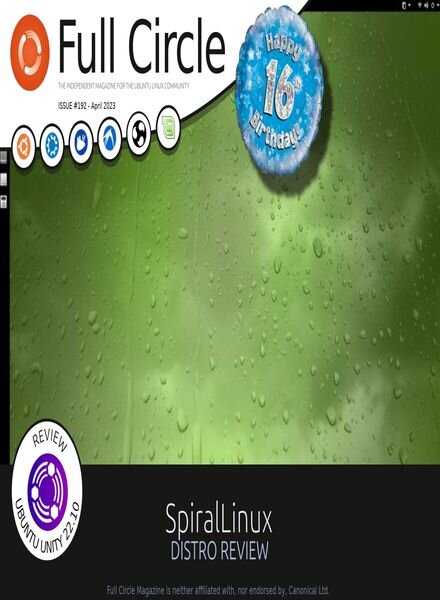 Full Circle – Issue 192 April 2023 Cover