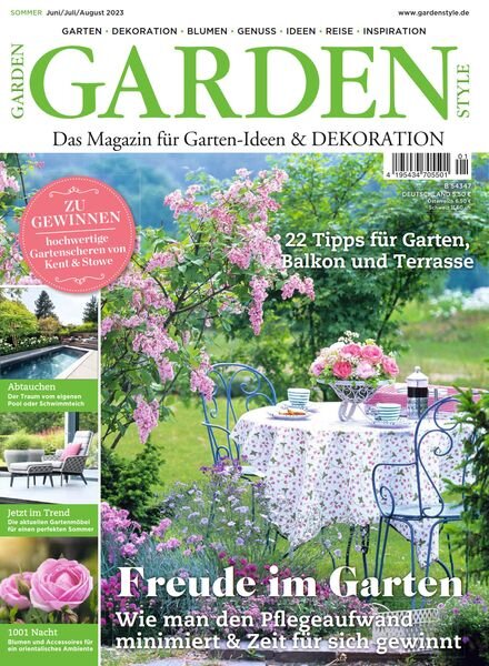 Garden Style – Juni-August 2023 Cover