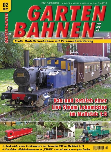 Gartenbahnen – Mai 2023 Cover
