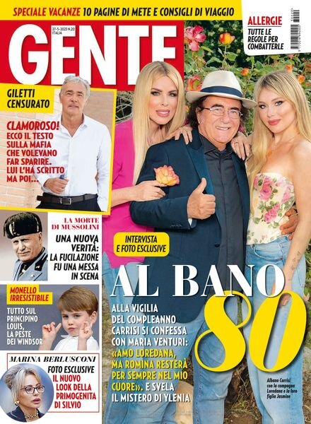 Gente Italia – 27 Maggio 2023 Cover