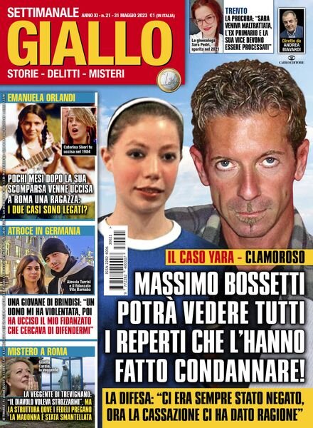 Giallo – 31 Maggio 2023 Cover