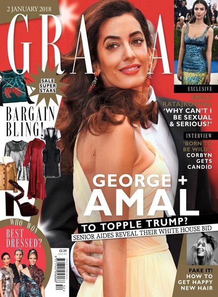 Grazia UK – 19 December 2017 Cover