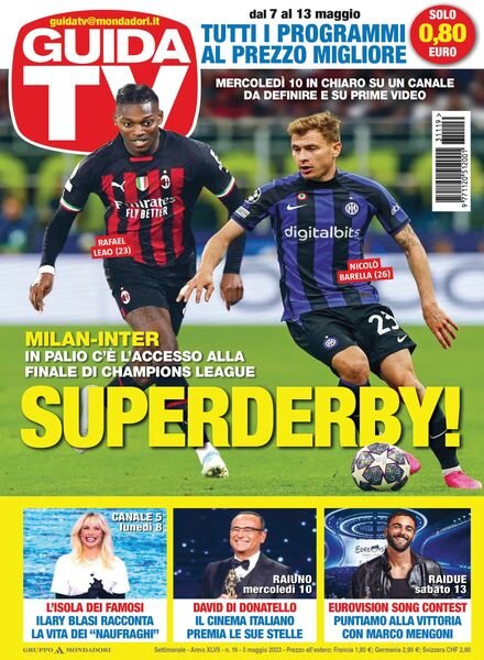 GuidaTV – 03 maggio 2023 Cover