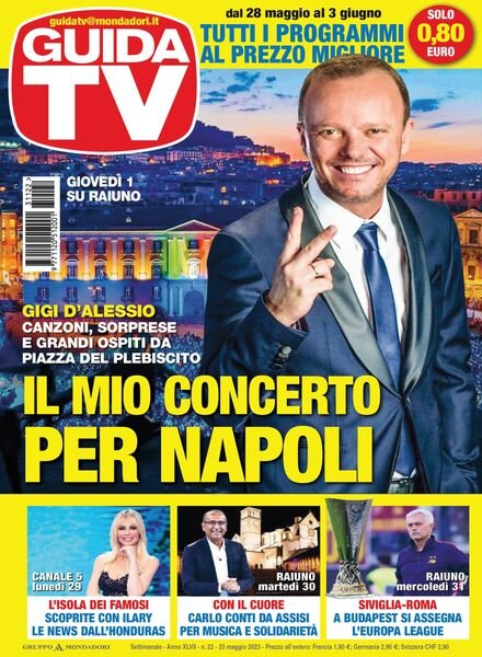 GuidaTV – 23 maggio 2023 Cover