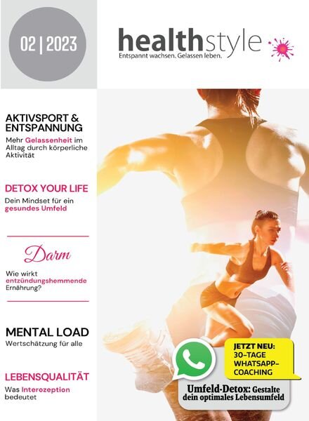 Healthstyle Gesundheit als Lifestyle – Mai 2023 Cover