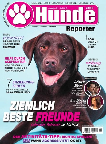 Hunde-Reporter – 30 Juni 2017 Cover