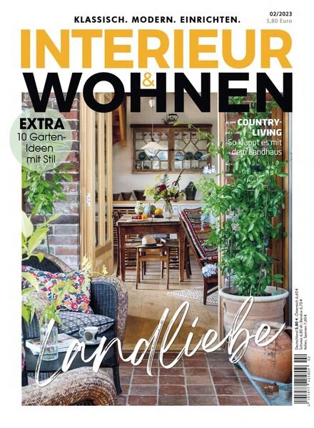 Interieur & Wohnen – April-Mai-Juni 2023 Cover
