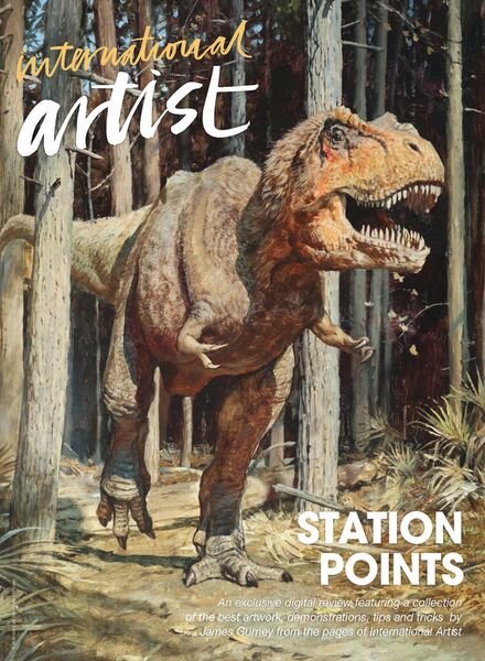 International Artist – Station Points – James Gurney – April 2023 Cover