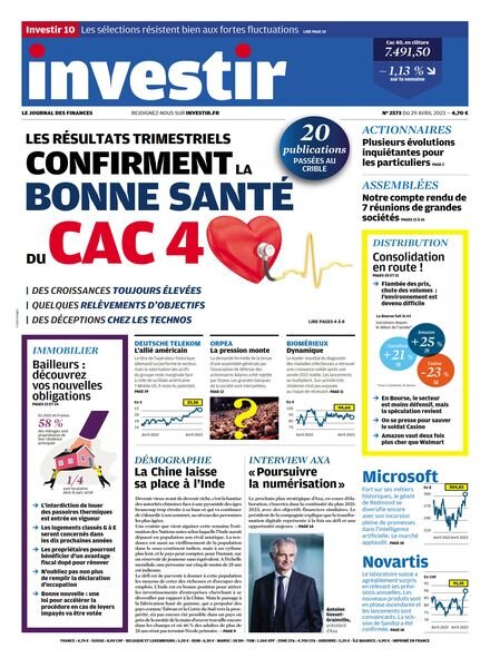 Investir – 29 Avril 2023 Cover