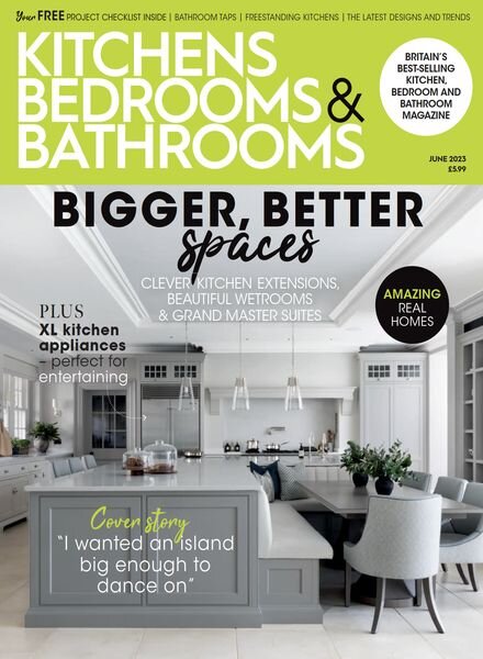 Kitchens Bedrooms & Bathrooms magazine – May 2023 Cover