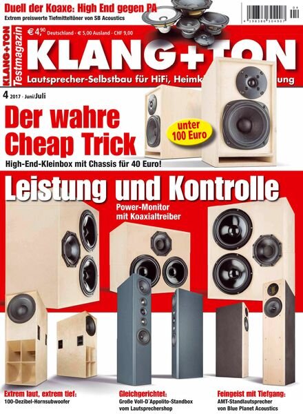 KLANG+TON – Juni 2017 Cover