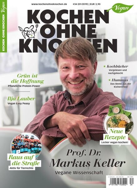 Kochen ohne Knochen – Februar 2019 Cover