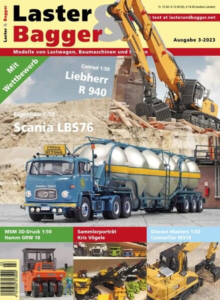 Laster Bagger – April 2023 Cover