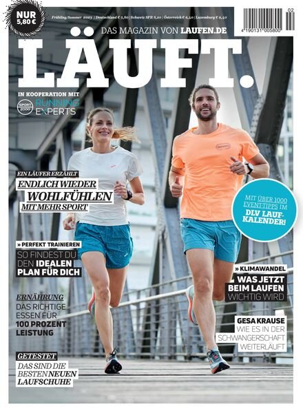 LaUFT Das Magazin von laufende – April 2023 Cover