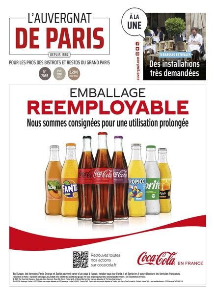 L’Auvergnat de Paris – 04 mai 2023 Cover