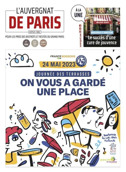 L’Auvergnat de Paris – 11 mai 2023 Cover