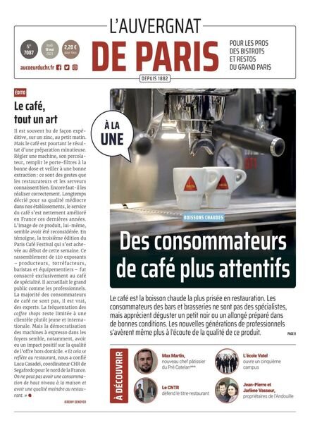 L’Auvergnat de Paris – 18 mai 2023 Cover
