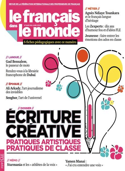 Le francais dans le monde – mai 2023 Cover
