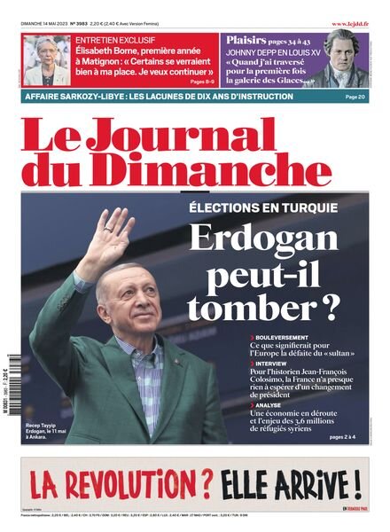 Le Journal du Dimanche – 14 mai 2023 Cover
