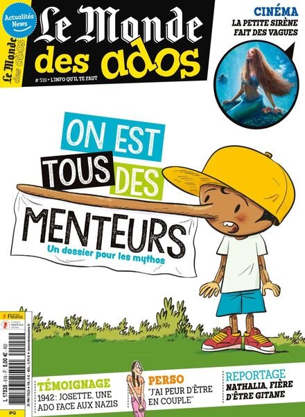 Le Monde des Ados – 24 mai 2023 Cover