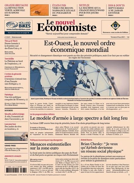 Le nouvel Economiste – 19 mai 2023 Cover