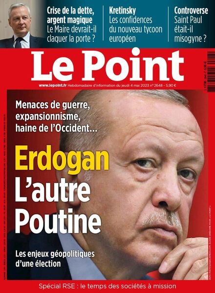 Le Point – 04 mai 2023 Cover