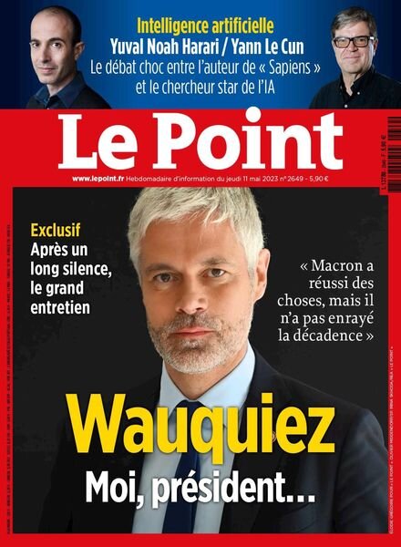 Le Point – 11 mai 2023 Cover