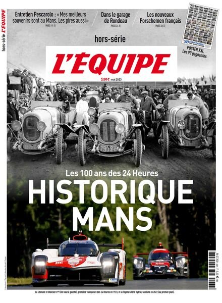 L’Equipe – Hors-Serie N 63 – Mai 2023 Cover