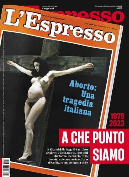 l’Espresso – 14 Maggio 2023 Cover