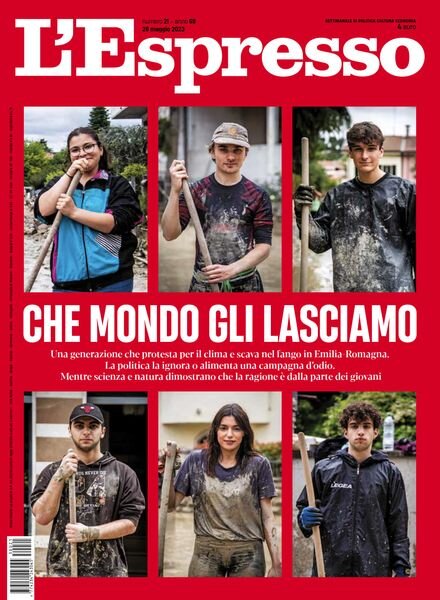 l’Espresso – 28 Maggio 2023 Cover