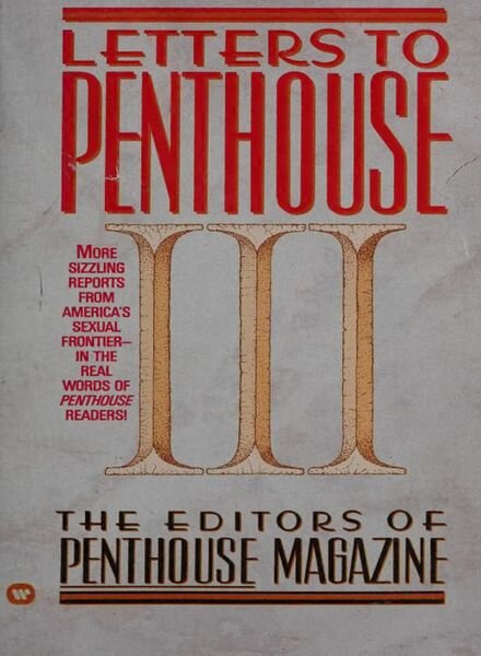 Letters to Penthouse III Cover
