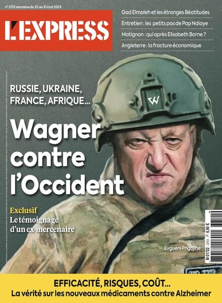 L’Express – 25 mai 2023 Cover