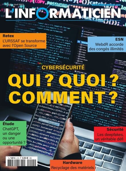 L’Informaticien – Avril 2023 Cover