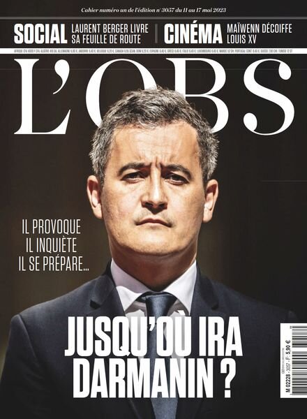 L’Obs – 11 Mai 2023 Cover