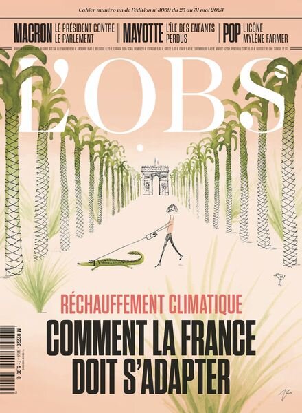 L’Obs – 25 Mai 2023 Cover