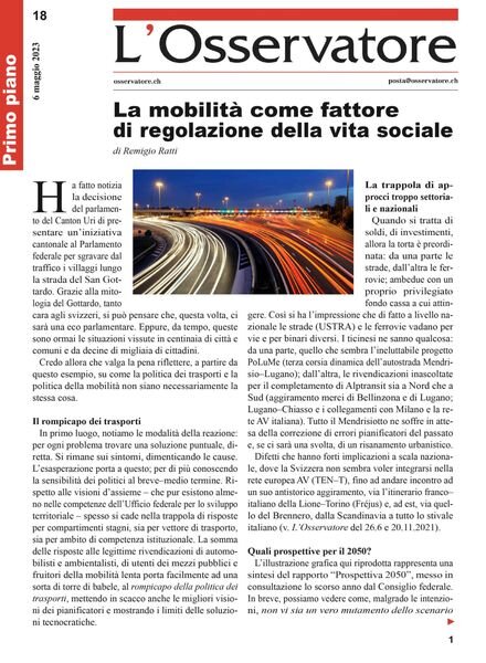 L’Osservatore – 06 maggio 2023 Cover