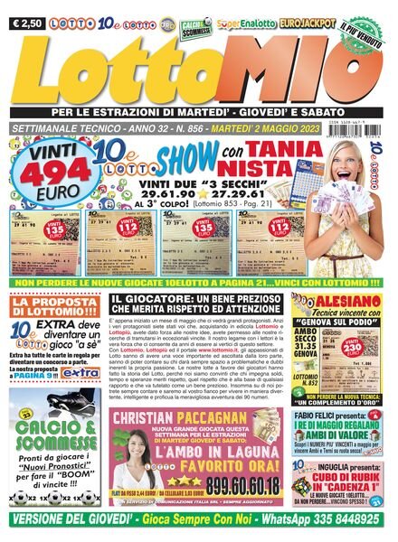 Lottomio – 2 Maggio 2023 Cover