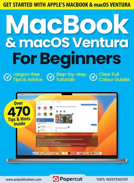 MacBook & macOS Ventura For Beginners – April 2023 Cover