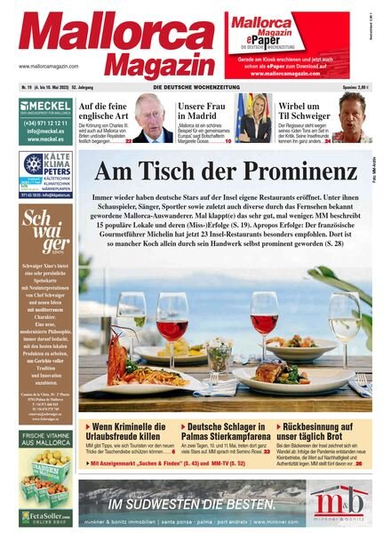 Mallorca Magazin – 4 Mai 2023 Cover