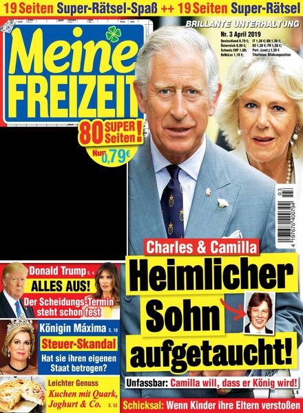 Meine Freizeit – 13 Marz 2019 Cover